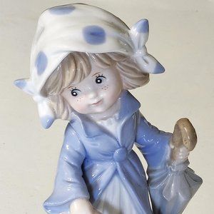 Vintage Arnart KPM Porcelain Little Girl Figure